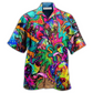 Hawaiian Shirt / Adults / S Hippie Dogs Colorfull Style - Hawaiian Shirt - Reefox