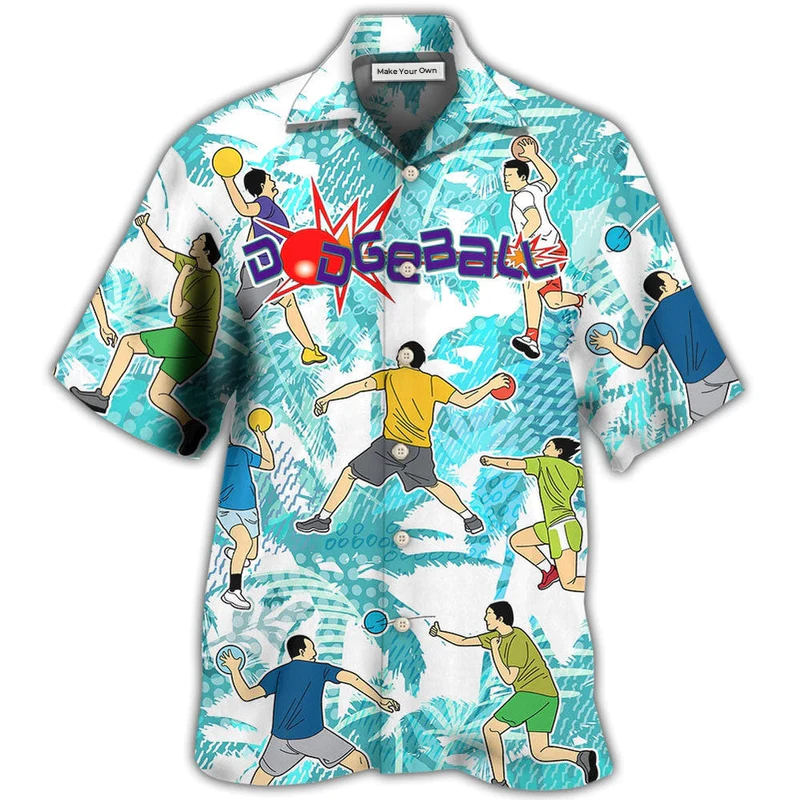 Hawaiian Shirt / Adults / S Dodgeball Ball Games Tropical Life - Hawaiian Shirt - Reefox