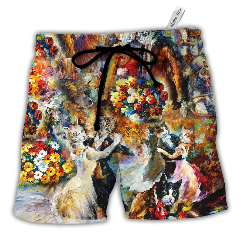 Cat Sound Of The Dance - Beach Short Reefox - Owls Matrix LTD