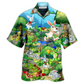 Hawaiian Shirt / Adults / S Rabbit Turtle Race Between The Arrogant And The Hard Working - Hawaiian Shirt - Reefox