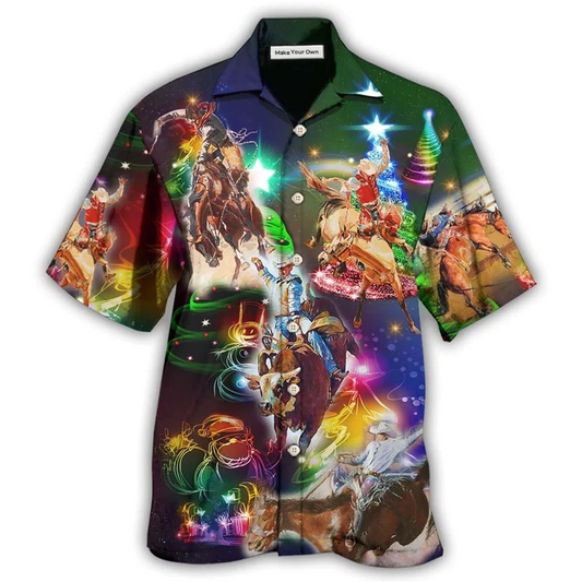 Hawaiian Shirt / Adults / S Horse Legacy Is Rodeo - Hawaiian Shirt - Reefox