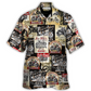 Motorcycle Timeless Treasures Motorcycles - Hawaiian Shirt - Owl Ohh - Reefox