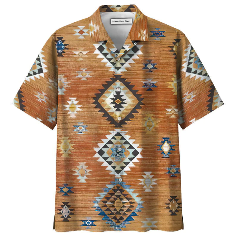 Hawaiian Shirt / Adults / S Native Love Peace Pattern Cool Style - Hawaiian Shirt - Reefox