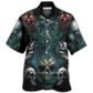 Hawaiian Shirt / Adults / S Skull Serial Killer Documentaries And Chill - Hawaiian Shirt - Reefox