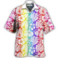 Hawaiian Shirt / Adults / S LGBT Tropical Leaf - Hawaiian Shirt - Reefox