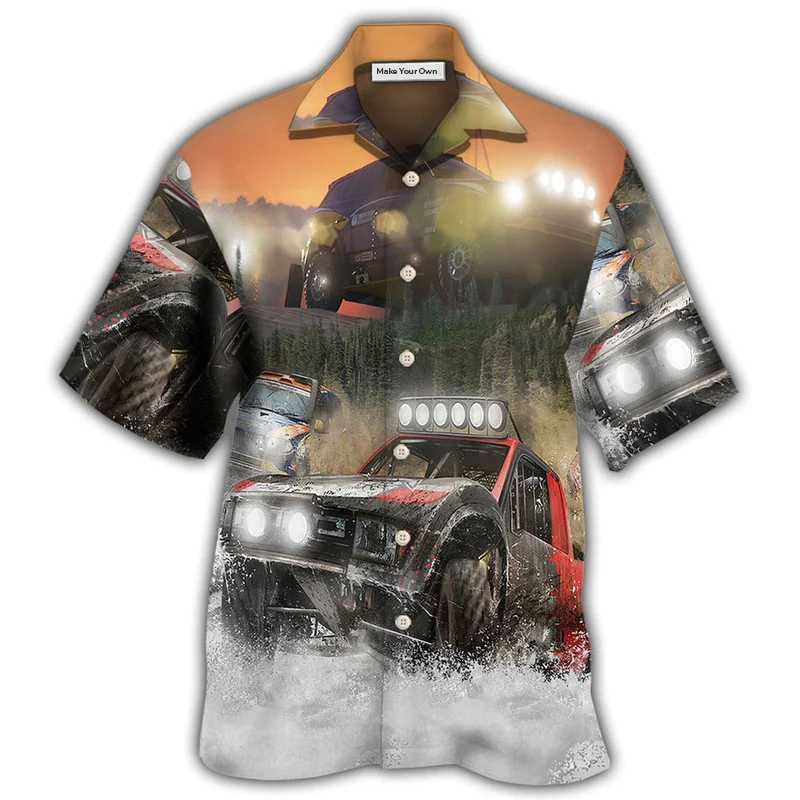 Hawaiian Shirt / Adults / S Car Racing Off Road Racing Is My Cool Life - Hawaiian Shirt - Reefox