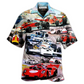 Hawaiian Shirt / Adults / S Car Racing Fast Cool Style - Hawaiian Shirt - Reefox
