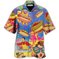 Hawaiian Shirt / Adults / S Hot Dog Pop Art Cool - Hawaiian Shirt - Reefox