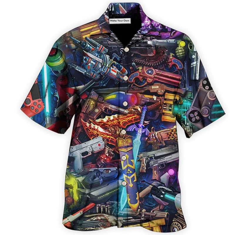 Hawaiian Shirt / Adults / S Game In The Funny Life - Hawaiian Shirt - Reefox