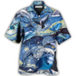 Hawaiian Shirt / Adults / S Dolphin Love His Friend - Hawaiian Shirt - Reefox