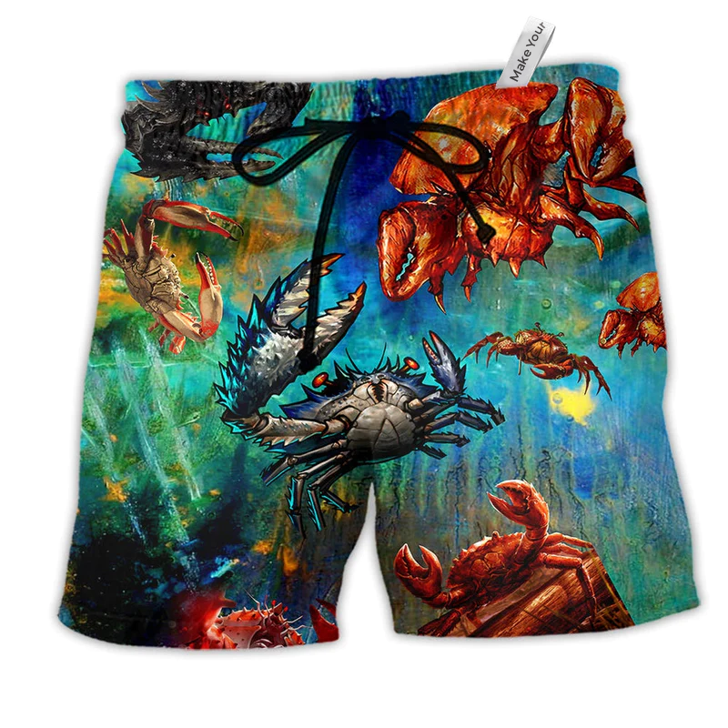 Beach Short / Adults / S Crab Let's Get Cracking - Beach Short Reefox - Owls Matrix LTD