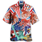 Hawaiian Shirt / Adults / S Octopus USA Independence Day - Hawaiian Shirt - Reefox