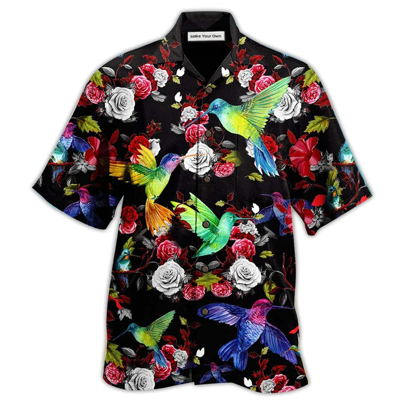Hawaiian Shirt / Adults / S Hummingbird Amazing Floral - Hawaiian Shirt - Reefox