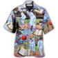 Hawaiian Shirt / Adults / S Cricket And Book Lover - Hawaiian Shirt - Reefox