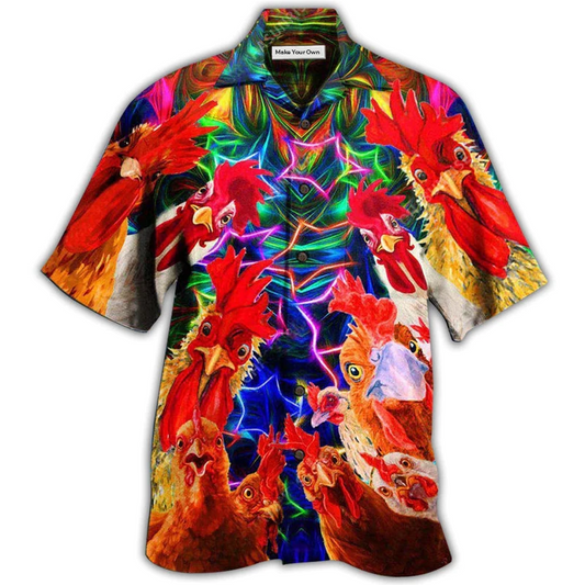 Hawaiian Shirt / Adults / S Chicken Amazing Oh Cluck No Farmer - Hawaiian Shirt - Reefox