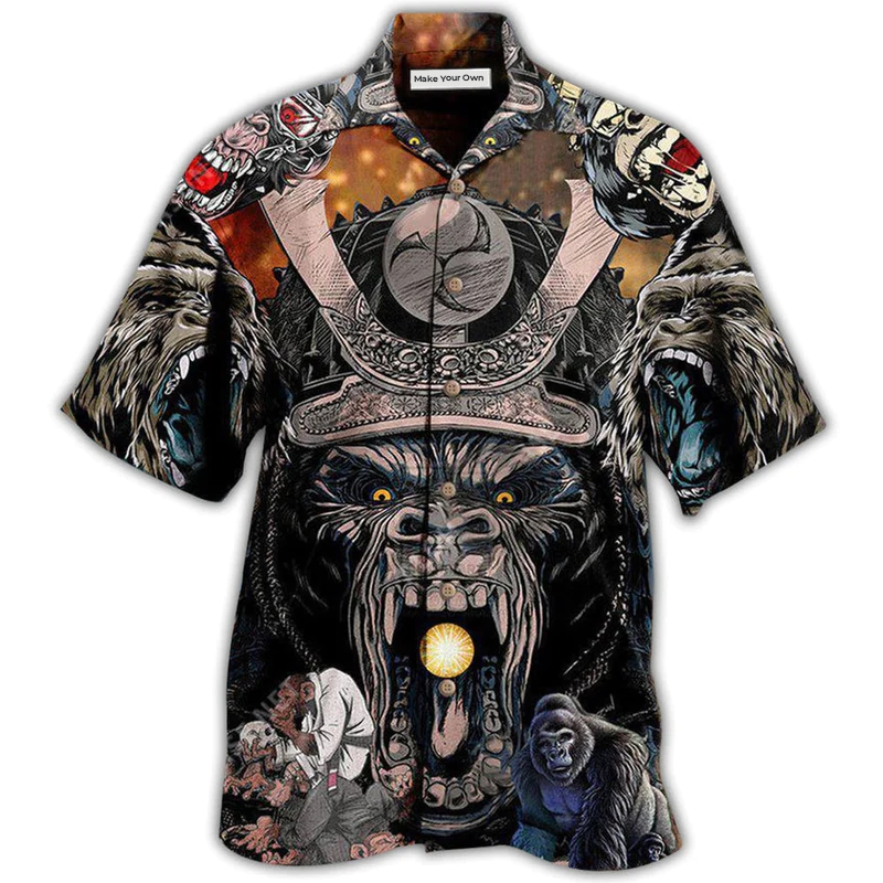 Hawaiian Shirt / Adults / S Gorilla Success Is A Little Like Wrestling - Hawaiian Shirt - Reefox