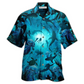 Hawaiian Shirt / Adults / S Diving Ocean Marine Biology Into The Sea - Hawaiian Shirt - Reefox