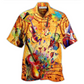 Hawaiian Shirt / Adults / S Guitar Love And Peace Life - Hawaiian Shirt - Reefox