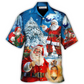 Hawaiian Shirt / Adults / S Christmas Santa Claus Story Nights Christmas Is Coming Painting Style - Hawaiian Shirt - Reefox