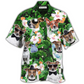 Hawaiian Shirt / Adults / S Rat Terrier Green Tropical Dog Lover - Hawaiian Shirt - Reefox