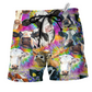 Beach Short / Adults / S Cow Easily Distracted By Cows - Beach Short Reefox - Owls Matrix LTD