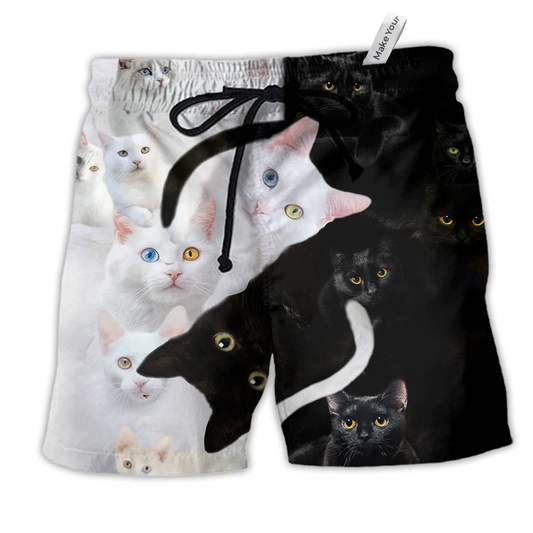 Beach Short / Adults / S Cat Are Better Than - Beach Short Reefox - Owls Matrix LTD