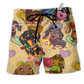 Beach Short / Adults / S Dog Loves The Heart - Beach Short Reefox - Owls Matrix LTD