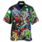 Hawaiian Shirt / Adults / S Motorcycle Amazing Christmas - Hawaiian Shirt - Reefox