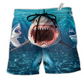 Beach Short / Adults / S Shark Show Your Teeth Large Mouth - Beach Short Reefox - Owls Matrix LTD