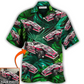Hawaiian Shirt / Adults / S Car Dirty Track Racing Tropical Flower Custom Photo - Hawaiian Shirt - Reefox