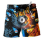 Beach Short / Adults / S Billiard Firer It's My Hobby - Beach Short Reefox - Owls Matrix LTD