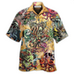 Hawaiian Shirt / Adults / S Skull Into The Sea Vintage Classic - Hawaiian Shirt - Reefox