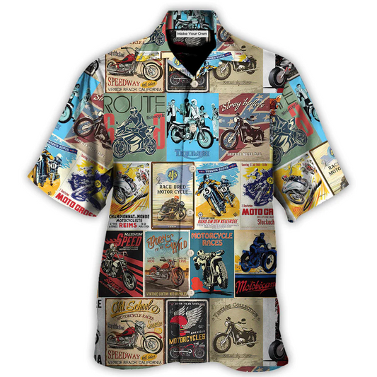 Motorcycle A Long Ride Is The Answer To Your Questions You Will Soon Forget - Hawaiian Shirt - Owl Ohh - Reefox