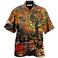 Hawaiian Shirt / Adults / S Halloween Skull Darkness - Hawaiian Shirt - Reefox