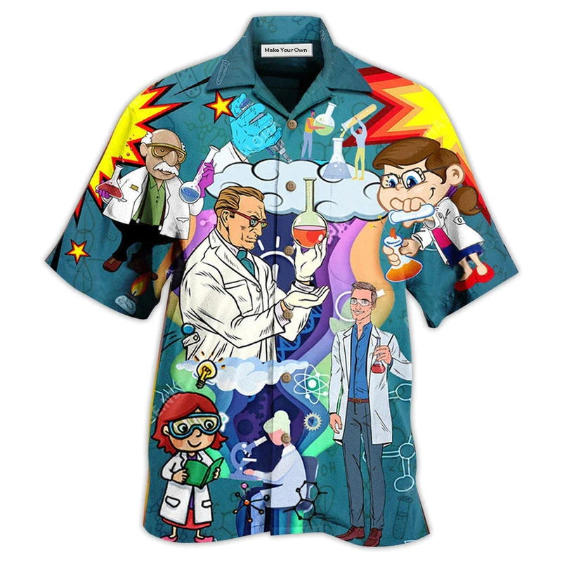 Hawaiian Shirt / Adults / S Chemistry Is My Passion - Hawaiian Shirt - Reefox
