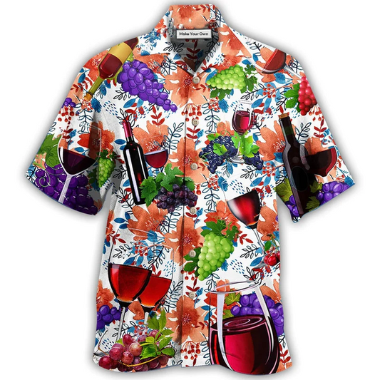 Hawaiian Shirt / Adults / S Wine Love It Special Style - Hawaiian Shirt - Reefox