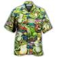 Hawaiian Shirt / Adults / S Frog In Wonderland - Hawaiian Shirt - Reefox