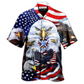 Hawaiian Shirt / Adults / S America Proud Happy Day - Hawaiian Shirt - Reefox