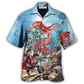 Hawaiian Shirt / Adults / S Octopus And Santa Merry Chrismas - Hawaiian Shirt - Reefox