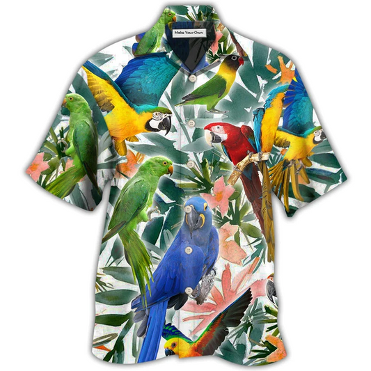Hawaiian Shirt / Adults / S Parrot Tropical Leaf - Hawaiian shirt - Reefox