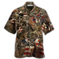 Hawaiian Shirt / Adults / S Hunting Deer America Wild - Hawaiian Shirt - Reefox