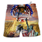 Beach Short / Adults / S America Eagle Patriotic God Bless America So Classic - Beach Short Reefox - Owls Matrix LTD