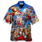 Christmas Santa Weightlifting Christmas Fitness Gym - Hawaiian Shirt - HAWS01NDN031122 - Reefox