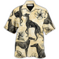 Hawaiian Shirt / Adults / S Greyhound Tropical Floral I Love That - Hawaiian Shirt - Reefox