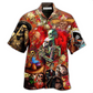 Hawaiian Shirt / Adults / S Skull Until We Are Seperated By Death - Hawaiian Shirt - Reefox
