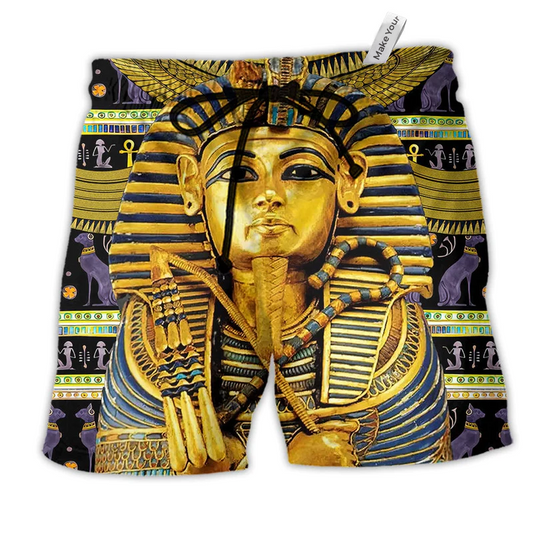 Beach Short / Adults / S Egypt Egyptian God Bless - Beach Short Reefox - Owls Matrix LTD