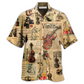 Hawaiian Shirt / Adults / S Violin Love Life Style Vintage Style - Hawaiian Shirt - Reefox