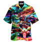 Hawaiian Shirt / Adults / S Car Racing Warning Auto Racing Fast - Hawaiian Shirt - Reefox