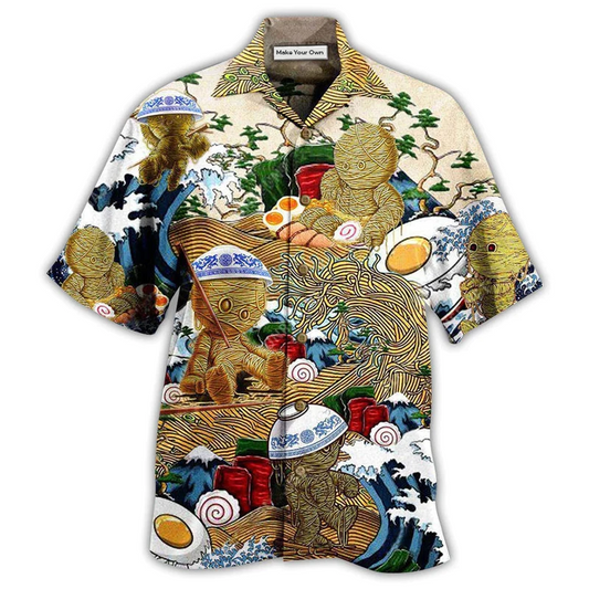 Hawaiian Shirt / Adults / S Food Amazing Ramen Life Funny - Hawaiian Shirt - Reefox