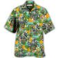 Hawaiian Shirt / Adults / S Octopus Tropical Peace Life Style - Hawaiian Shirt - Reefox